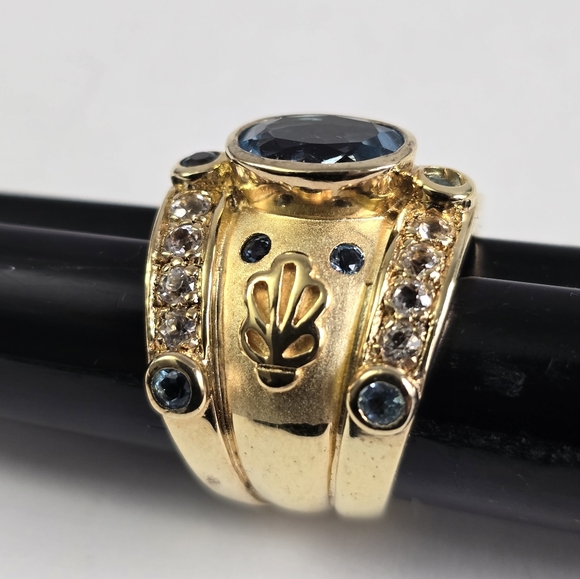 Watch Video / Imperial Majesty: Sterling Silver 925 Topaz Ring - Picture 10 of 10